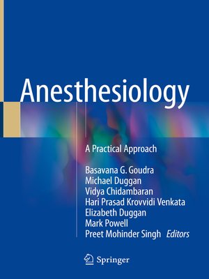 cover image of Anesthesiology